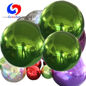 high reflective big roof hanging Music festival bar T stage event exhibition stage decoration inflatable mirror balls