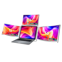 Pabrik langsung Full Hd kompatibel dengan beberapa sistem 1 kabel untuk 3 layar tiga monitor Lcd
