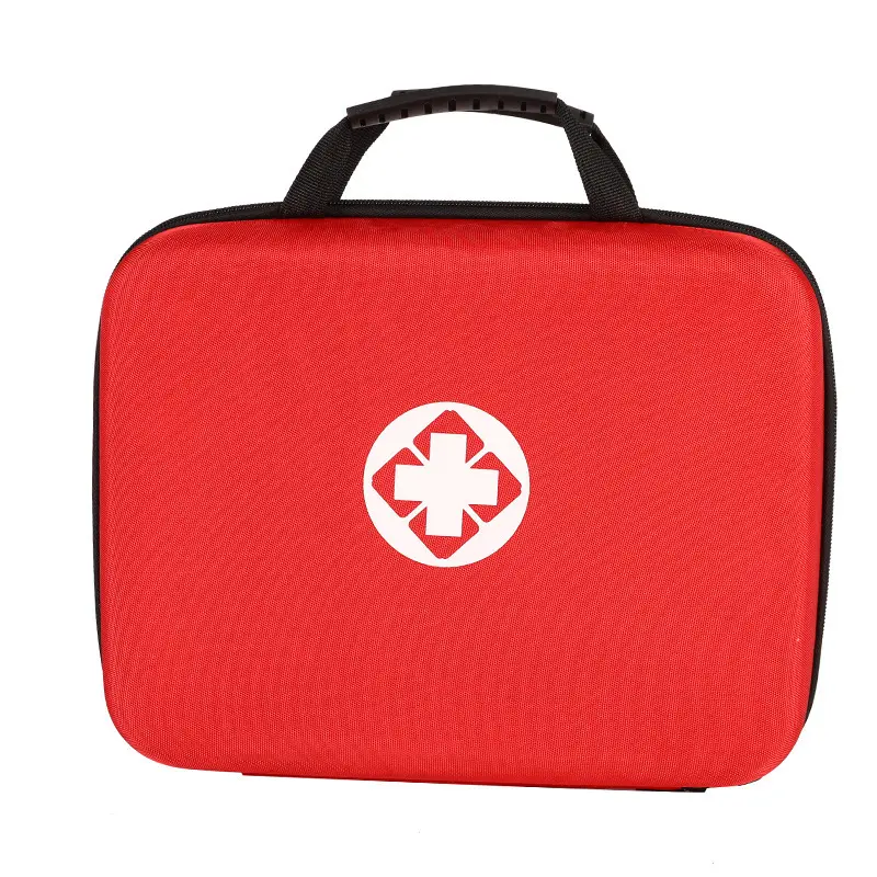 Aangepaste Logo Draagbare Emergency Medische Hard Shell Lege Zak Rode Ehbo-kit Survival Koffer