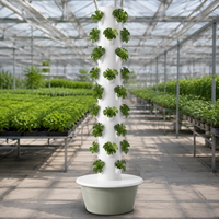 Tour aéroponique verticale à 9 niveaux, 36 sites pour plantes, tour hydroponique pour usage domestique, culture efficace en espace restreint, tour d'irrigation