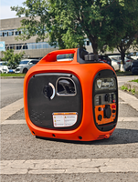 Generador Portátil de Gasolina Silencioso y Ecológico de 2kW y 4 Tiempos, Directo de Fábrica, con Certificación CE, para Uso Doméstico y Exterior, Energía de Respaldo, Envío Inmediato