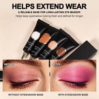 Base de fard à paupières crème longue tenue, waterproof, végane, sans cruauté, maquillage des yeux mat, vente en gros, marque privée, logo personnalisé