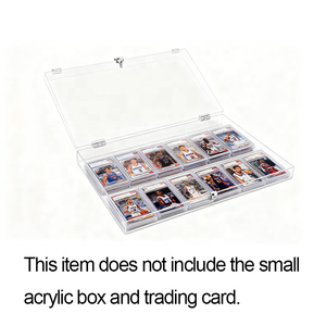 صناديق عرض بلاستيكية أكريليك من فانغهوا لطاولات المعارض التجارية لعرض البطاقات مع قفل - Product Image 2