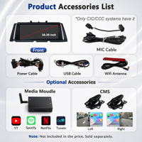CodeLynk Pantalla Multimedia de 1920*720 para BMW Serie 7 F01 2009-2015 NBT CIC, Carplay Inalámbrico 4 en 1, Pantalla Táctil