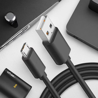 Kabel pengisi daya USB 3.0 a Male ke Micro B 5 Pin, USB-C pengisian cepat kabel mikro USB dengan sinkronisasi Data tembaga murni untuk printer