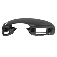 Pour Ford F150 Expedition 1997-03, panneau de tableau de bord et cadre radio central noir