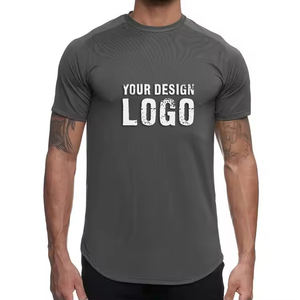 Customized Printing Gym Sport Plus Size <b>Men's</b> T <b>Shirt</b> Outdoor Casual Slim Fit Polyester Blank Oversized <b>Mens</b> T <b>Shirts</b> - Product Image 4