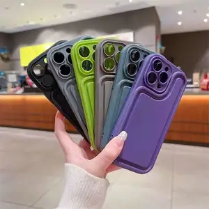 New Cheaper Color TPU Soft Plastic Protective Case For IPhone 15 14 13 Pro Max Creative 3D Running Lane Mobile Phone Cover