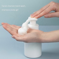 Distributeur automatique de savon liquide en plastique, contenance de 250 ml, rechargeable, pour le voyage, pour le lavage du corps