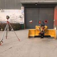 Nouveau Niveleuse motorisée agricole Runtu à commande par satellite, équipée d'un émetteur laser, 1250 kg, avec électrovanne et engrenage, prix usine
