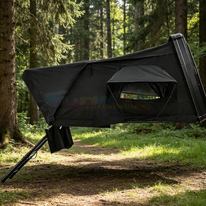 Carpa de Techo Rígida de Aluminio, Dachzelt de Lujo, Carpa de Techo para Todas las Estaciones con Escalera para Autos - Product Image 4