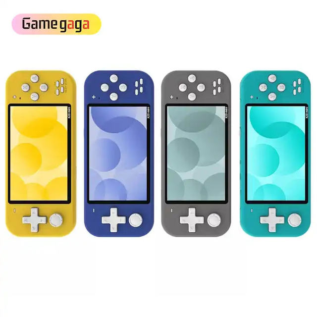 Dual Joystick X20 Mini Handheld Game Console 4.3 Inch Portable Retro HD Classic FC EU 1000+ GB Emulation Wireless Controller