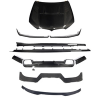 Kit de Carrocería de Fibra de Carbono de Alta Calidad, Alerón Delantero, Faldones Laterales, Difusor de Capó, Alerón Trasero para BMW X6M F96