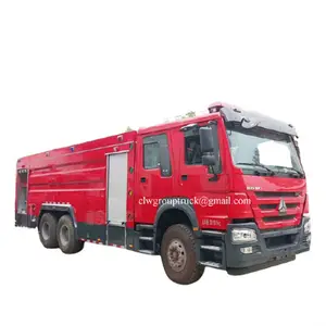 Howo 10000 liters fire fighting truck Large liquid carrying capacity tank truck