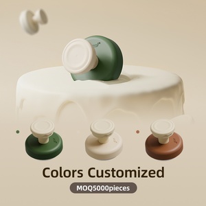 Crochet à ventouse en plastique ABS, design créatif pour la maison et le dortoir, <span class=keywords><strong>sans</strong></span> trace, <span class=keywords><strong>sans</strong></span> perçage, simple niveau pour le salon - Product Image 1