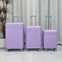Ensemble de valises de voyage en PP de luxe à grande capacité, design classique, nouvelle valise rigide légère