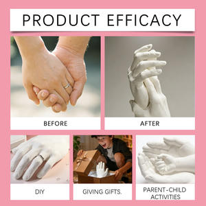 Dowmoo 100g Polvo <span class=keywords><strong>para</strong></span> Modelismo, Polvo <span class=keywords><strong>para</strong></span> Clonación, Regalos DIY, Actividades <span class=keywords><strong>para</strong></span> Padres e Hijos, Polvo <span class=keywords><strong>para</strong></span> Moldear Manos y <span class=keywords><strong>Pies</strong></span>, Juego de Varillas de Lija - Product Image 3