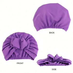 Turban noué pour femme, prêt à l'emploi, de haute qualité, tendance, multifonctionnel, pour l'extérieur, en coton respirant, taille adulte - Product Image 3