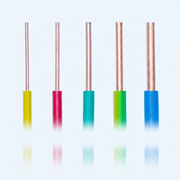 Cable Eléctrico de Cobre Aislado en PVC para Construcción de Viviendas, OEM Personalizado, 450/750V, BV, RV, BLV, BRV, de un Solo Núcleo