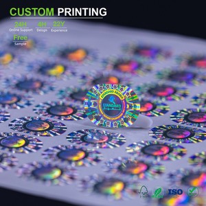 Etiquetas Térmicas Directas de Papel Preimpresas, 750 Etiquetas Redondas Autoadhesivas 3D, Duraderas e Impermeables - Product Image 1