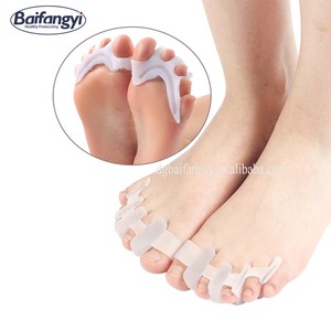Gel silikon ortopedi korektor jari kaki bengkok palu jempol Ortho pemisah jari kaki untuk Hallux Valgus - Product Image 3