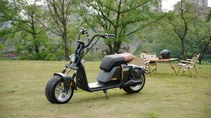 Scooter électrique Citycoco tout-terrain à gros pneus, style <span class=keywords><strong>Harley</strong></span> pour adultes, avec siège double confortable et système de charge rapide - Product Image 3