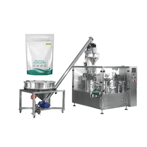 3 en 1 café de <span class=keywords><strong>leche</strong></span> de fruta en polvo de proteína de doypack premade cremallera bolsa de llenado máquina de embalaje - Product Image 1