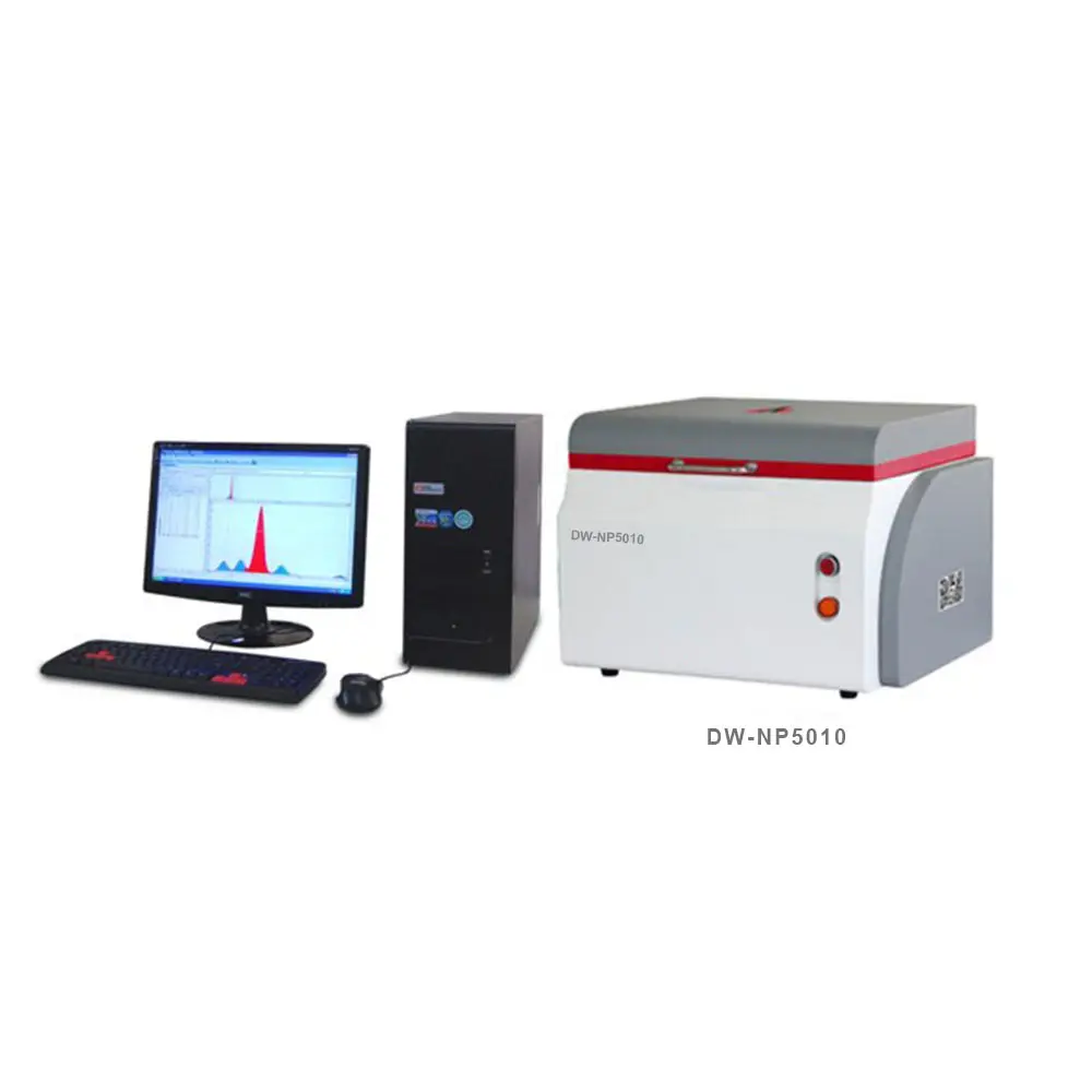DW-NP-5010 เครื่องวิเคราะห์โลหะมีค่าแบบตั้งโต๊ะประสิทธิภาพสูง XRF Spectrometer