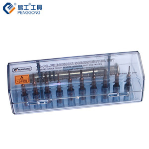 Penggong <b>Precision</b> <b>Screwdriver</b> Set 10 Pcs Magnetic Chrome Vanadium Steel For Apple Iphone Repair - Product Image 3