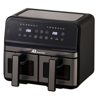 Freidora de Aire de Doble Capacidad Anbolife 8L con Ventanas Visibles, Electrodoméstico de Cocina Saludable y No Tóxico, Suministro al por Mayor OEM, Personalizable