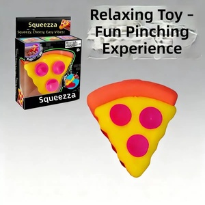 NeeDoh Squeezza Pizza <b>Squishy</b> Fidget Soft Squish Stress Ball Slice for Anxiety Relief Toy - Product Image 4