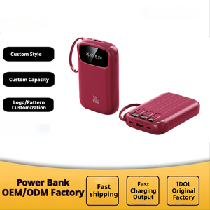 Cadeau promotionnel 2026, mini batterie externe, logo personnalisé, batterie de secours portable, port Type C, ultra-mince, charge rapide, Li-polymère - Product Image 1