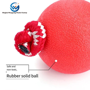 Palla rimbalzante resistente ai morsi in gomma solida per l'addestramento di <span class=keywords><strong>Pet</strong></span> Dog giocattolo per 5 a 7 anni - Product Image 5