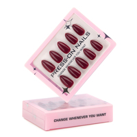 30 pièces de faux ongles à presser en gros, kit d'ongles artificiels à couverture complète de haute qualité, MOQ 1