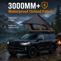 Tiendas de Campaña para Techo de Auto, Tienda de Campaña Rígida de Aluminio para 4 Personas, Instalación Rápida, Tela Oxford, Plegable, para SUV Todoterreno