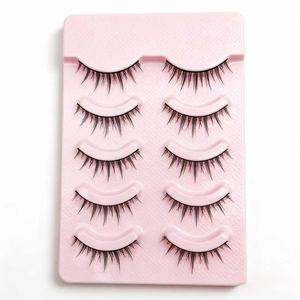 Pestañas Postizas para Cosplay de Influencers de Instagram Europeos y Americanos, Naturalmente Gruesas y Agrupadas, Estilo Chica Linda - Product Image 1