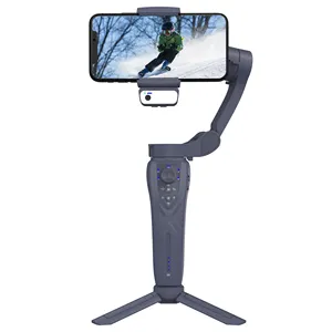 Kamera ponsel pelacak gerakan cerdas Ai terbaru 2024 dudukan kamera 3 axis Gimbal Stabilizer untuk Streaming langsung Shooting Vlog