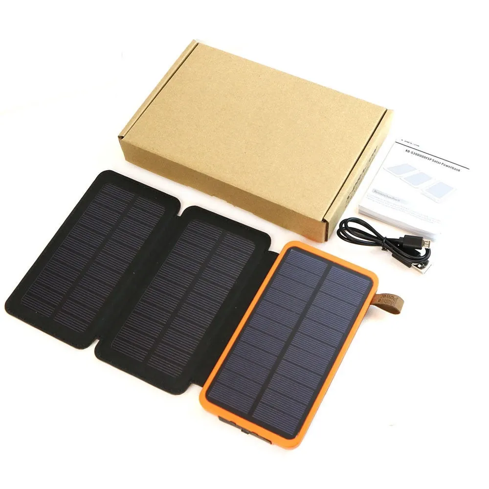 Vikor Baterias Portatiles Usb Mobile Portable Charger Small Case 10W Phone Tps 916 5W Panel Folding Solar Powerbanks