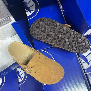 Sandalias <span class=keywords><strong>Birkenstock</strong></span> Verano 2024 para Hombre y Mujer, Sandalias de Corcho con Doble Hebilla, Ropa de Cuero, Exterior Plano - Product Image 3