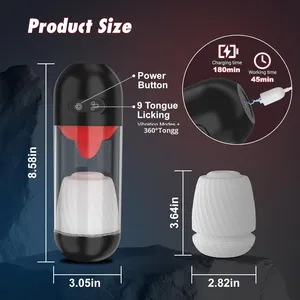 Godemichet électrique vibrant pour homme avec contrôle par application, en TPE, fréquence automatique réglable, jouet sexuel - Product Image 3