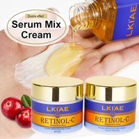 LKIAE Produits Visage Supprimer les taches de rousseur Blanchiment Jour et Nuit Hydratant Anti-âge Visage Soins de la peau Collagène Rétinol Crème