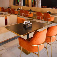 Mobilier personnalisé pour hôtel et restaurant à prix d'usine Ensemble de mobilier pour salle à manger Fauteuil de coin canapé