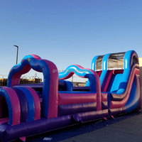 Parcours d'obstacles gonflable d'été GMY Inflatables, château gonflable, articles de location pour événements gonflables