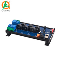 Transformateur de courant et de tension AC isolé 6 canaux RS485 Oshangming, détection 0,08A~50,00A avec RS485 Lan Modbus Rtu TCP
