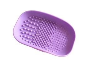 Nuevo limpiador de brochas de silicona, gel limpiador de brochas de maquillaje, tapete de limpieza para brochas de base, almohadilla limpiadora de brochas de maquillaje. - Product Image 3