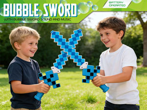 Espada <span class=keywords><strong>de</strong></span> juguete LED clásica con luz y sonido para exteriores, espada <span class=keywords><strong>de</strong></span> burbujas LED <span class=keywords><strong>de</strong></span> píxeles, varita <span class=keywords><strong>de</strong></span> burbujas para niños, venta al por mayor - Product Image 5