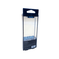 Nouveau personnaliser accepter petit emballage en plastique transparent transparent boîte en plastique imprimé pour animaux de compagnie pour l'emballage de câble de chargeur de téléphone portable