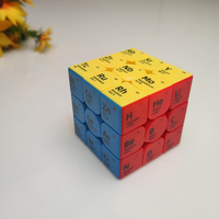 Livraison rapide professionnelle, impression lisse de haute qualité 3x3x3 Puzzle Cube magique jouets pour enfants éléments chimiques tableau périodique