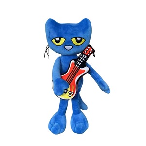 Petes le chat peluche jouet dessin animé Figurine chat bleu peluche poupée petite enfance éducation livre d'images poupée - Product Image 3