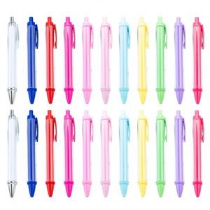 Diy Paper Insertable Transparent Clear Tube Plastic <b>Retractable</b> Picture Insert Ballpoint <b>Pens</b> - Product Image 1